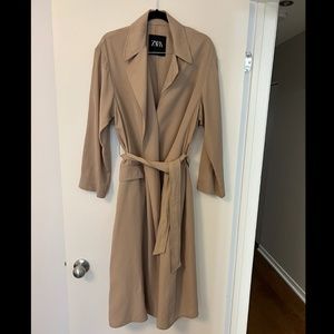 Zara Long trench Coat size L